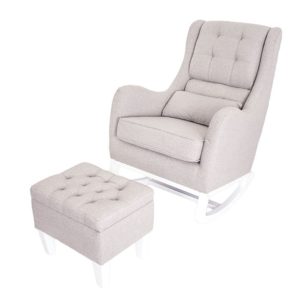 Vesta Rocking Chair - Grey