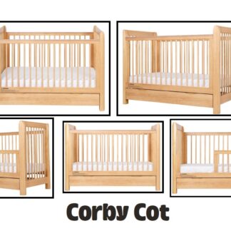 GroTime Corby Cot - Natural or White