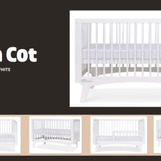 GroTime Mia Cot - Natural or White